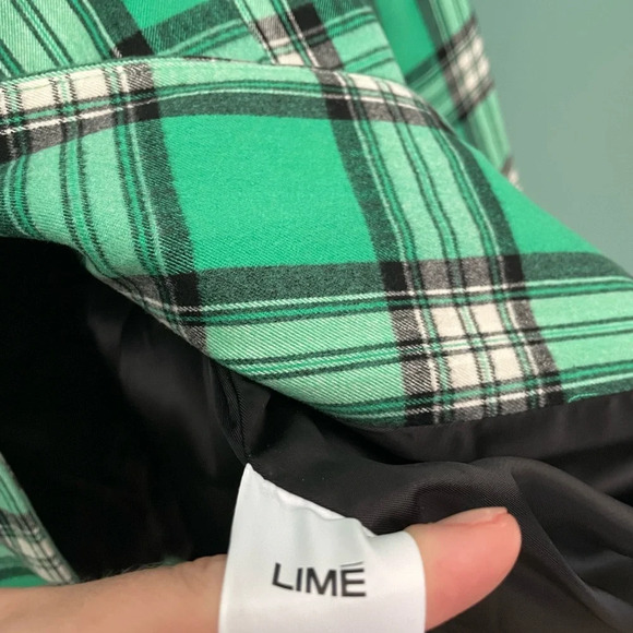LiME - bottle green woman’s blazer jacket- size M - Picture 10 of 13